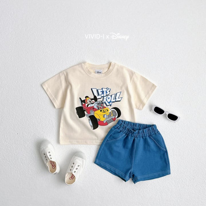 Vivid I - Korean Children Fashion - #minifashionista - Summer Span Denim Shorts - 8