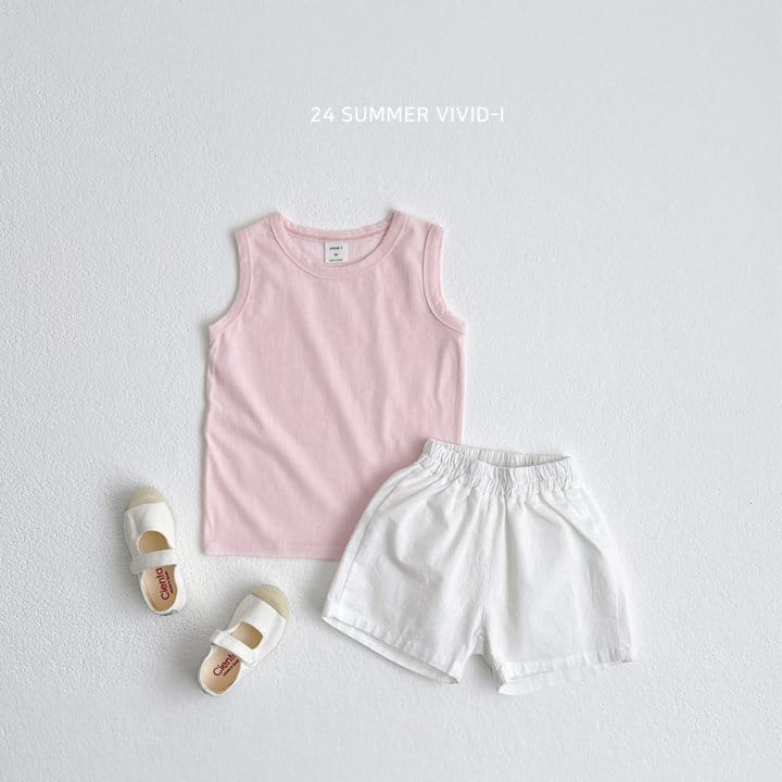 Vivid I - Korean Children Fashion - #prettylittlegirls - Layered Summer Sleeveless Tee - 7