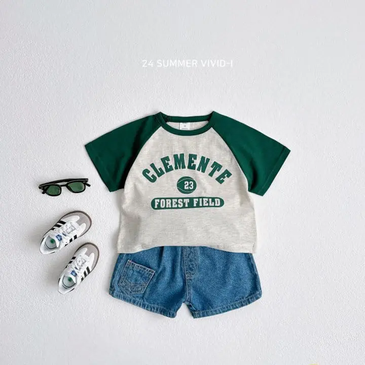 Vivid I - Korean Children Fashion - #stylishchildhood - Over Fit Basktball Raglan Tee - 11