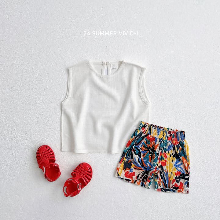 Vivid I - Korean Children Fashion - #stylishchildhood - L Sleeveless Tee - 9