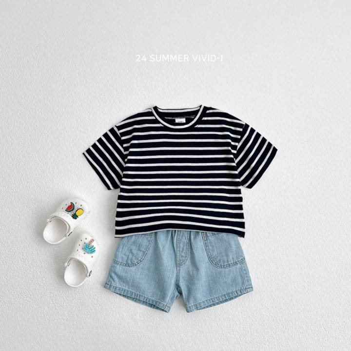 Vivid I - Korean Children Fashion - #stylishchildhood - ST Over Fit Short Sleeve Tee - 7