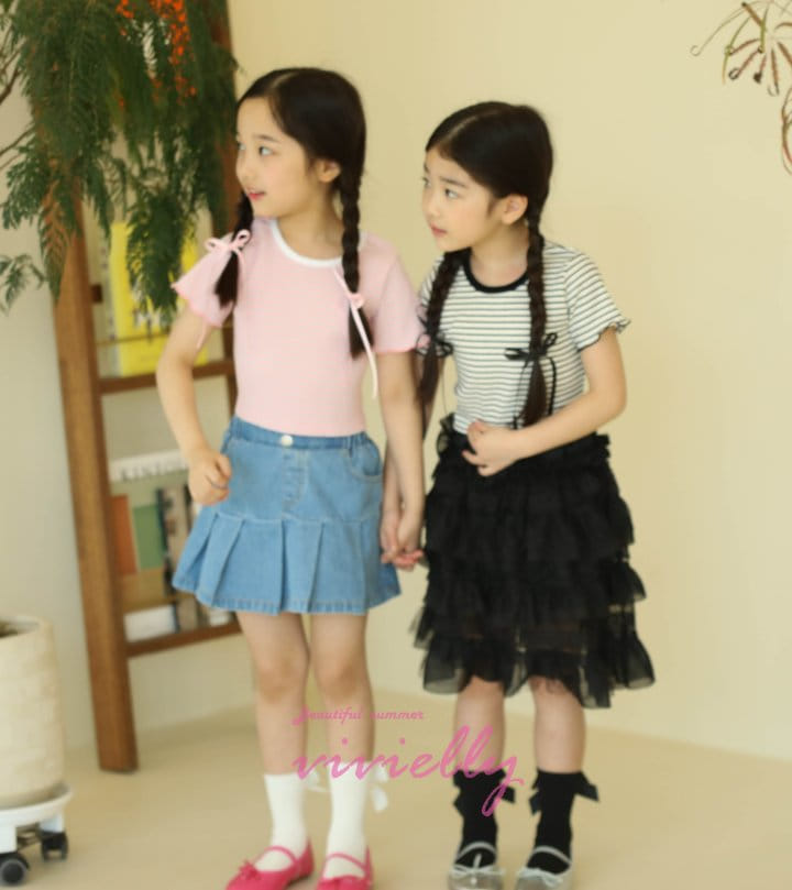 Vivielly - Korean Children Fashion - #Kfashion4kids - Pincho Rib Tee - 10