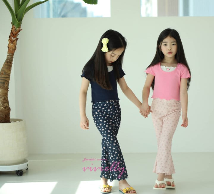 Vivielly - Korean Children Fashion - #childofig - Terry Rose Tee - 6