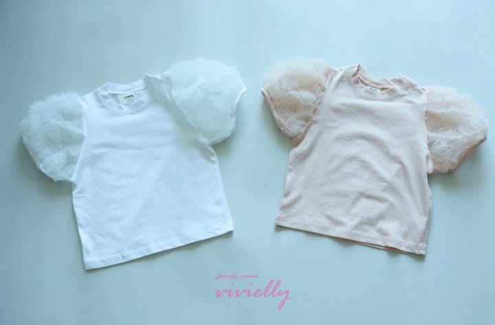 Vivielly - Korean Children Fashion - #childrensboutique - Bere Puff Tee - 11