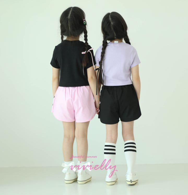 Vivielly - Korean Children Fashion - #designkidswear - Ribbon Shorts - 5