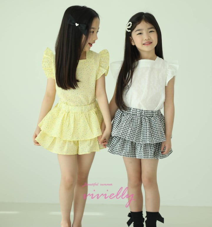 Vivielly - Korean Children Fashion - #kidsshorts - Mimi Skirt Pants - 2