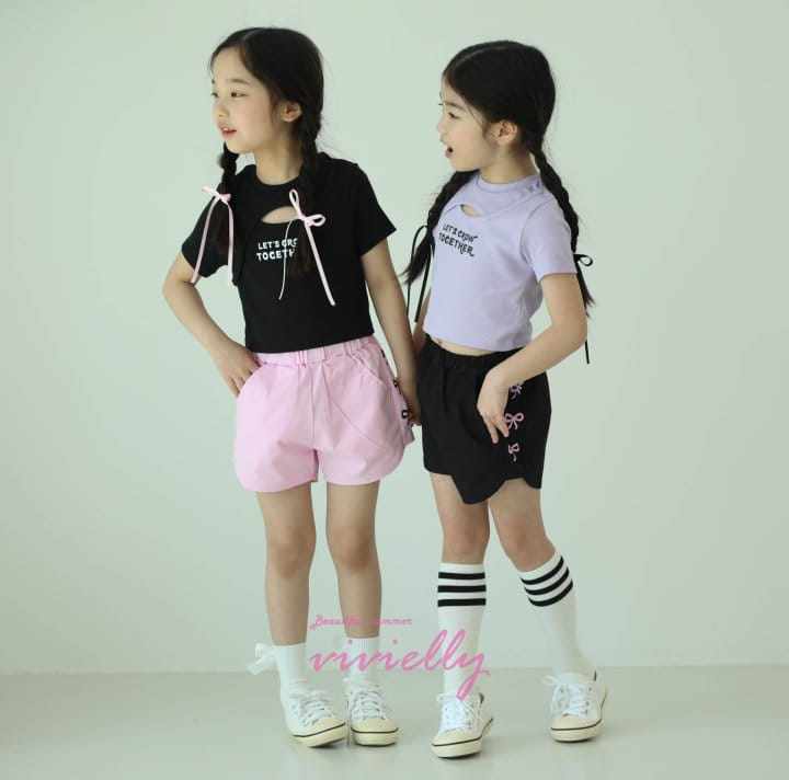 Vivielly - Korean Children Fashion - #kidsshorts - Ribbon Shorts - 8