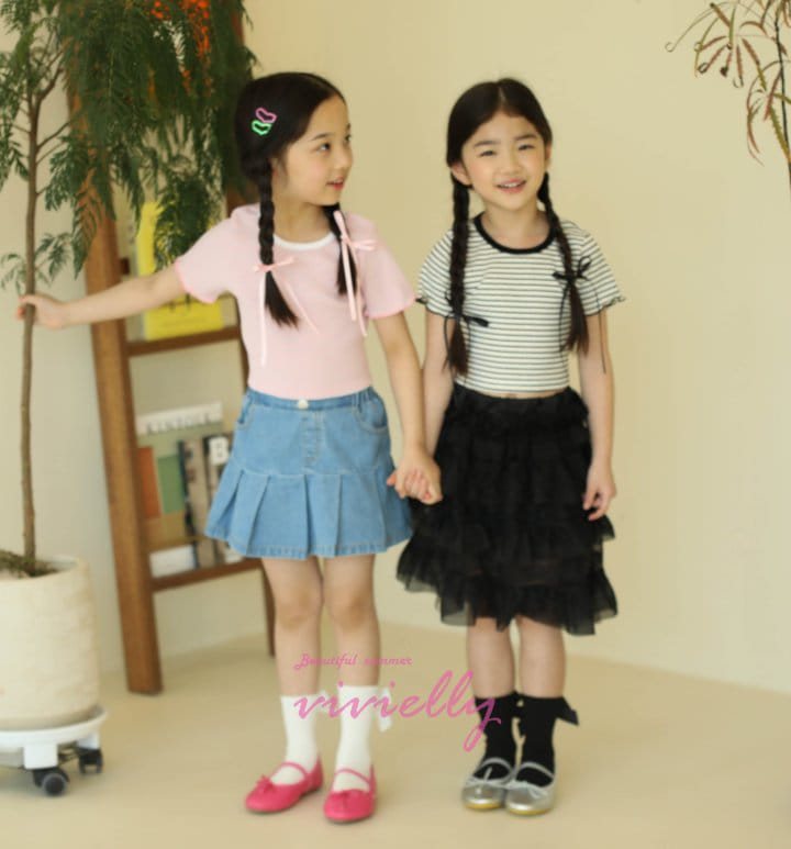 Vivielly - Korean Children Fashion - #kidzfashiontrend - Pincho Rib Tee - 9