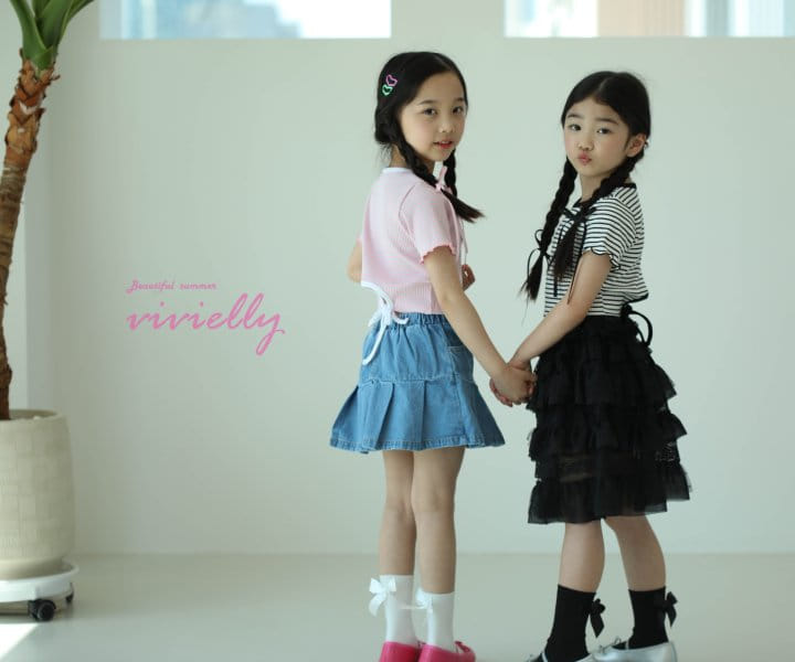 Vivielly - Korean Children Fashion - #littlefashionista - Pincho Rib Tee - 11