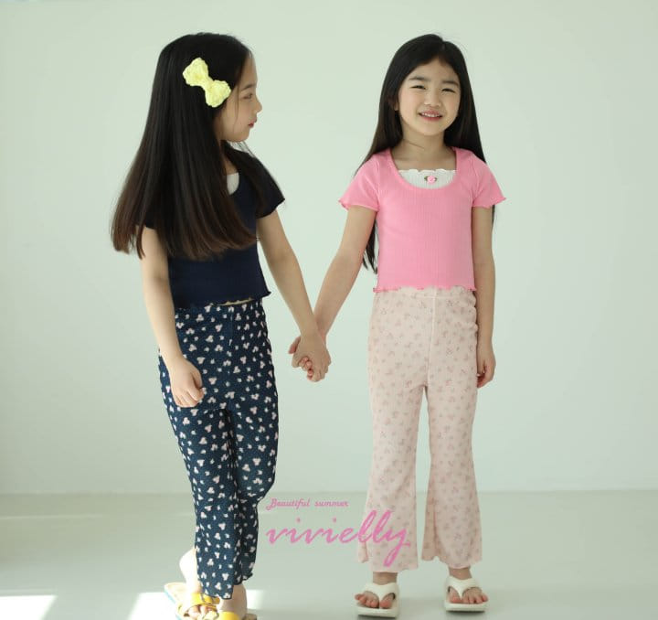 Vivielly - Korean Children Fashion - #magicofchildhood - Terry Rose Tee - 2