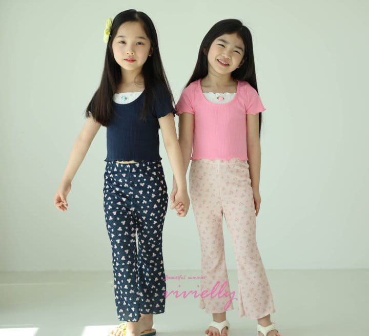 Vivielly - Korean Children Fashion - #minifashionista - Terry Rose Tee - 3