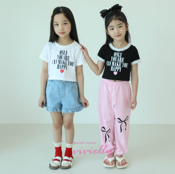 Vivielly - Korean Children Fashion - #minifashionista - Jeje Frill Pants - 4