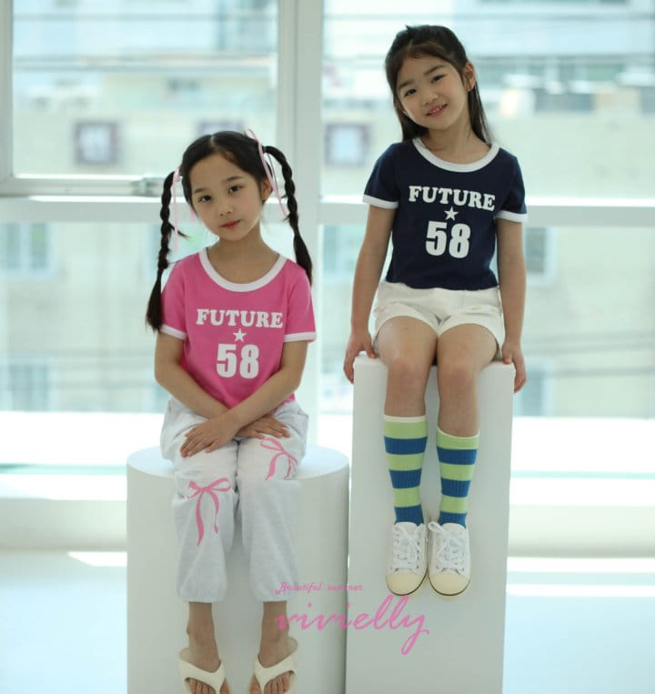 Vivielly - Korean Children Fashion - #toddlerclothing - Ribbon Jogger Pants - 10