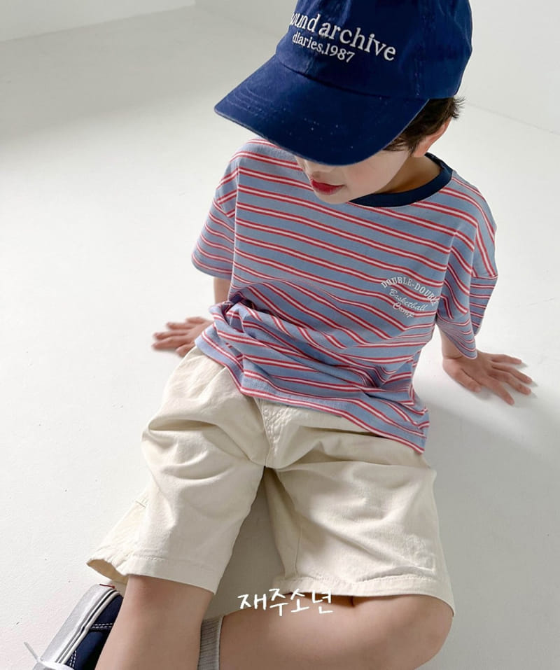 Witty Boy - Korean Children Fashion - #kidzfashiontrend - Creamy Capender Pants - 4