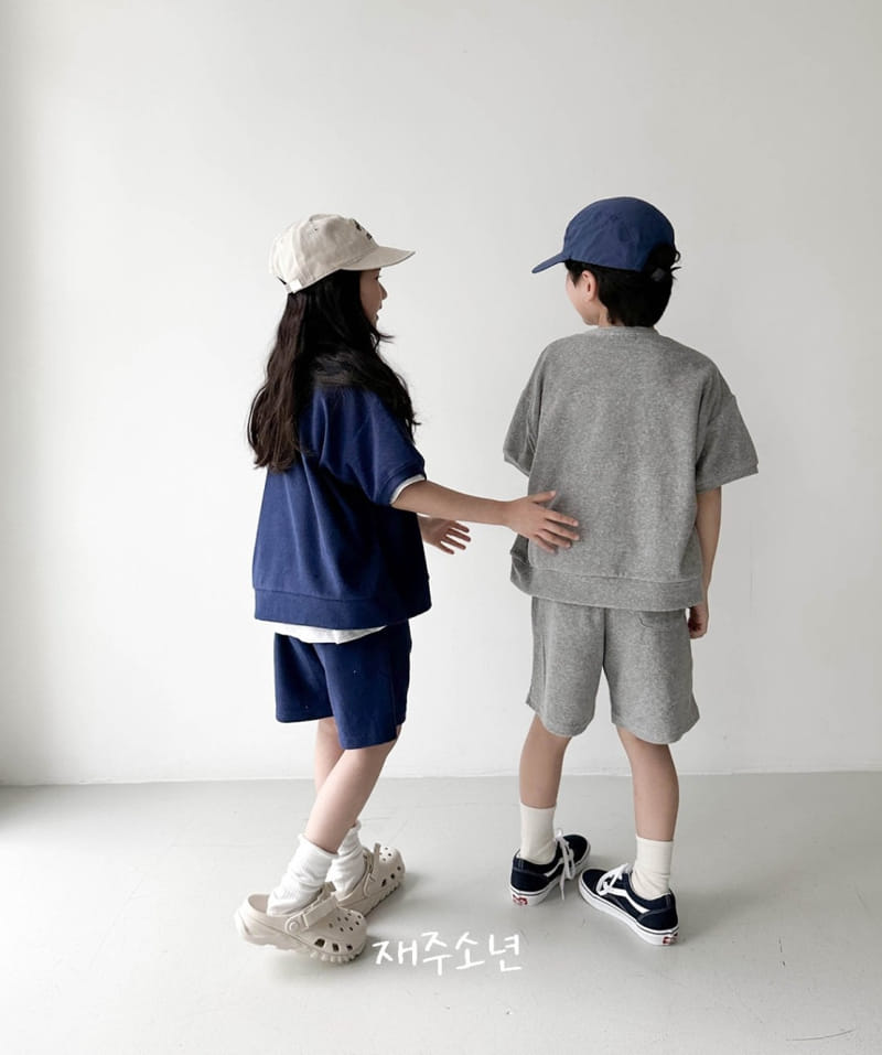 Witty Boy - Korean Children Fashion - #childofig - C Terry Pants - 7