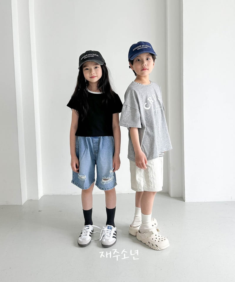 Witty Boy - Korean Children Fashion - #discoveringself - Newtro Denim Pants - 11