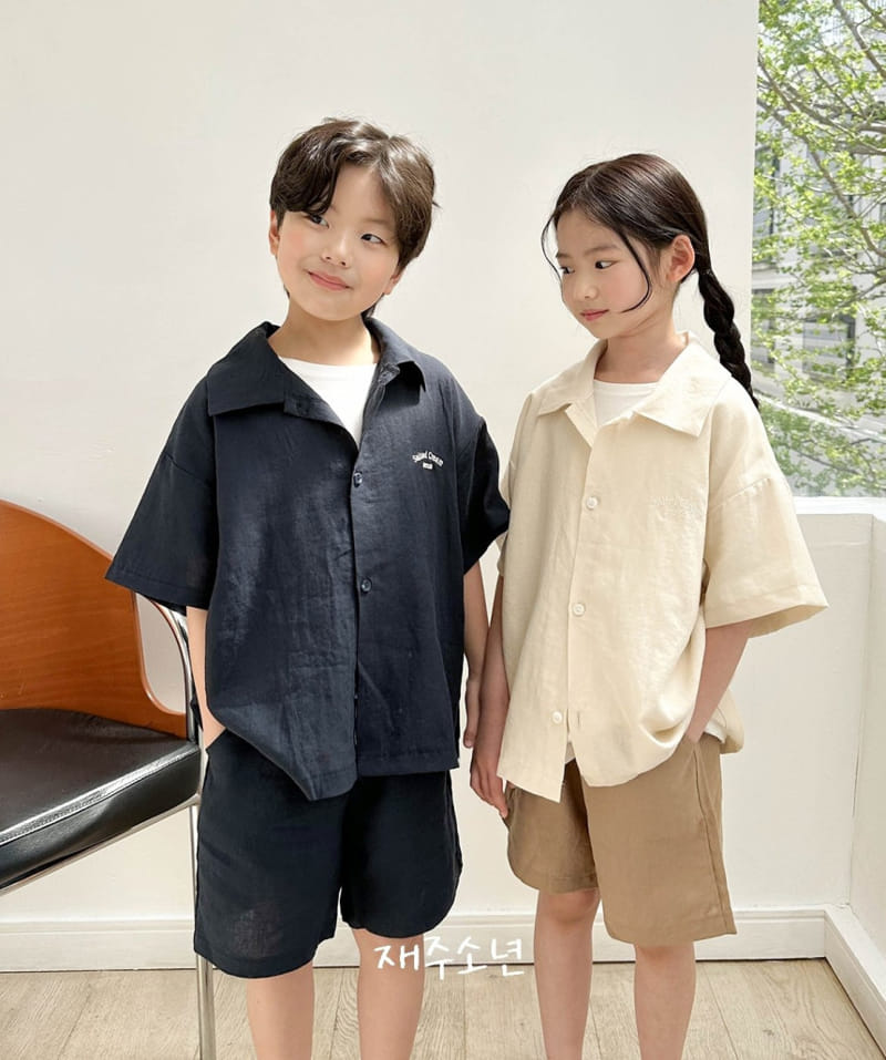 Witty Boy - Korean Children Fashion - #kidsshorts - Sand L Shirt - 3