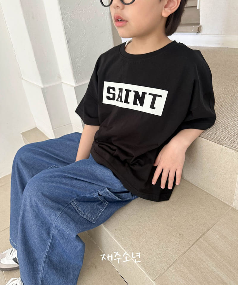 Witty Boy - Korean Children Fashion - #kidsshorts - Sunny Capender Denim Pants - 9