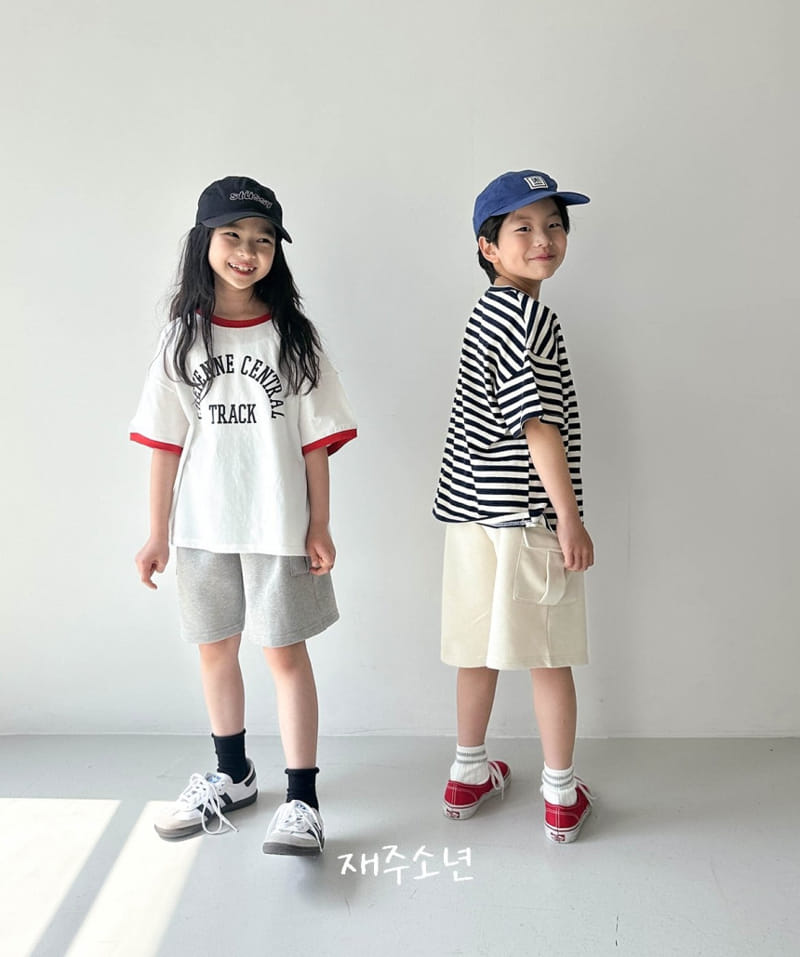 Witty Boy - Korean Children Fashion - #kidsshorts - Central Tee - 7