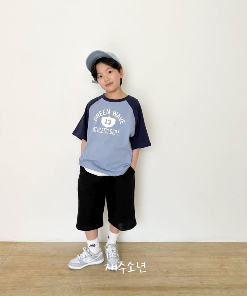 Witty Boy - Korean Children Fashion - #kidsshorts - Wave Tee - 3