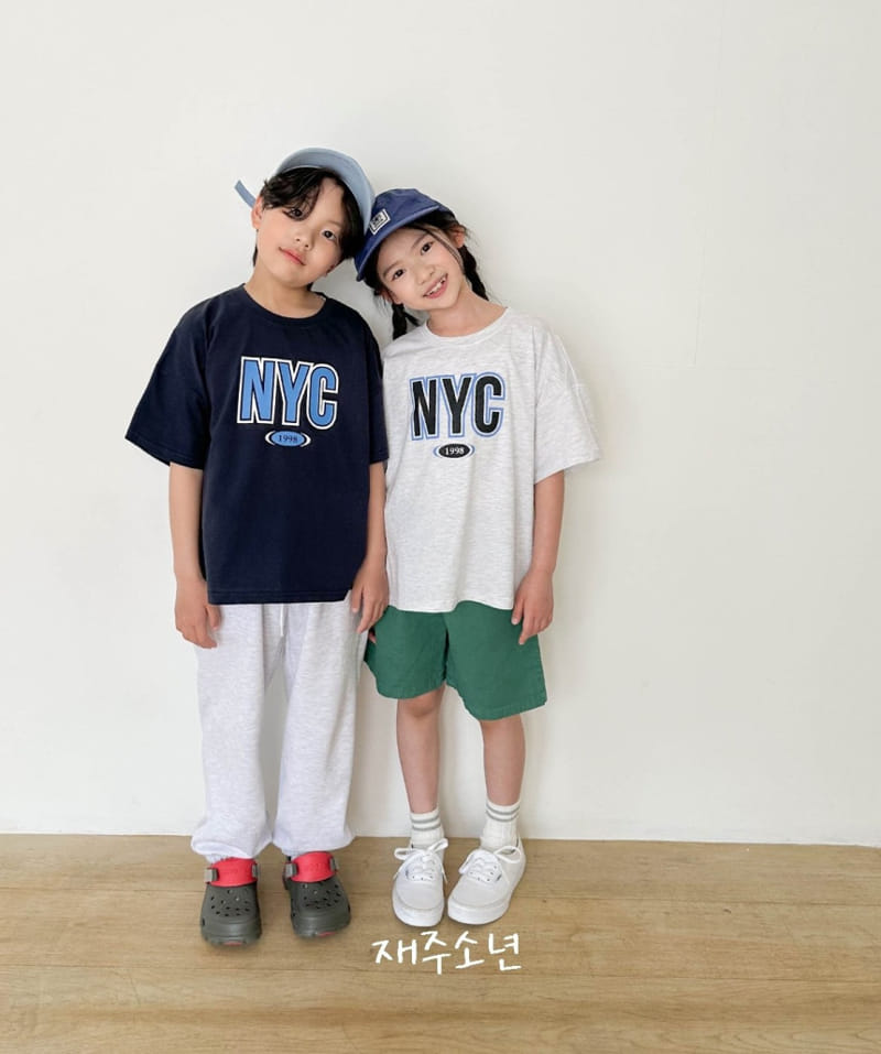 Witty Boy - Korean Children Fashion - #kidsshorts - NYC Tee - 5