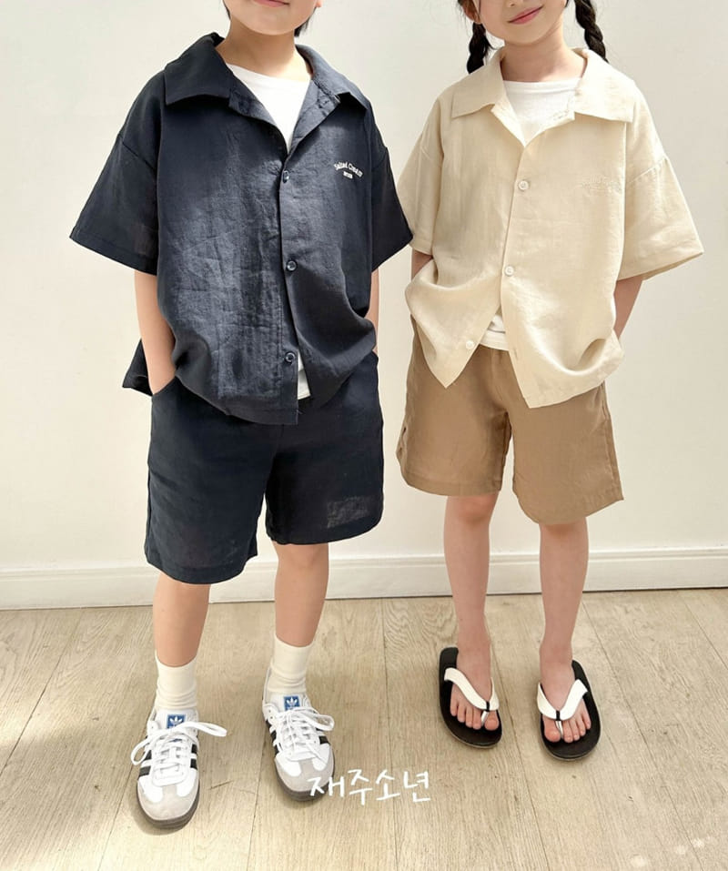 Witty Boy - Korean Children Fashion - #kidsshorts - Sand L Shirt - 4