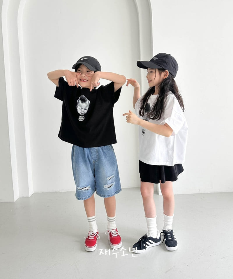 Witty Boy - Korean Children Fashion - #stylishchildhood - Newtro Denim Pants - 7