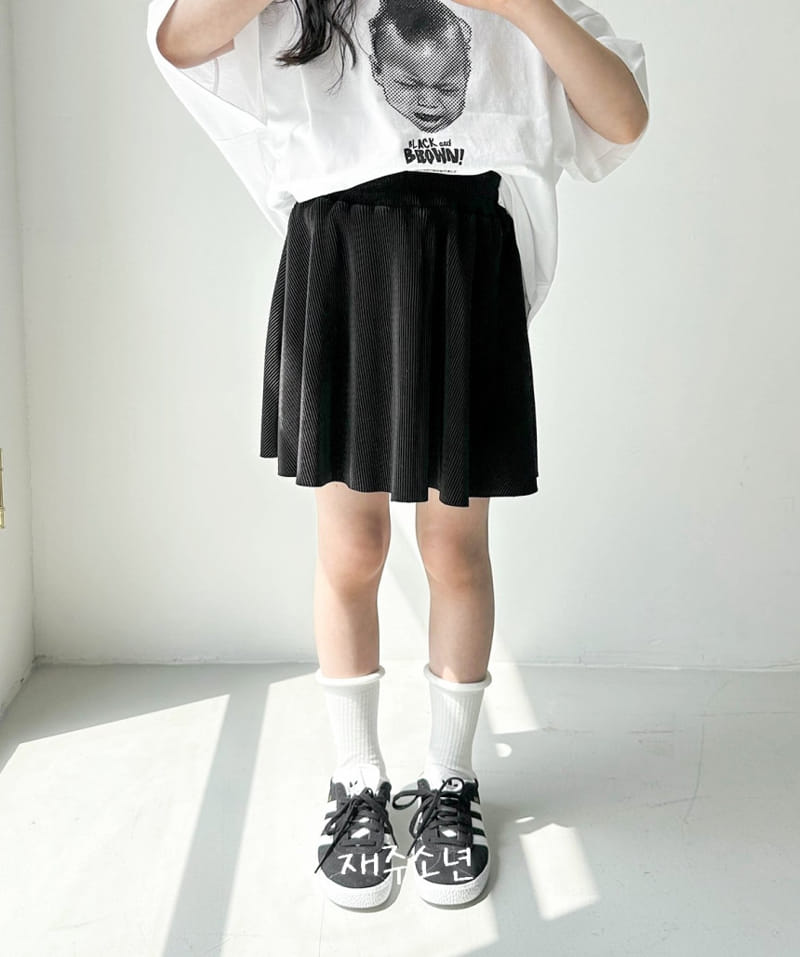 Witty Boy - Korean Children Fashion - #stylishchildhood - Bonnats Skirt - 3