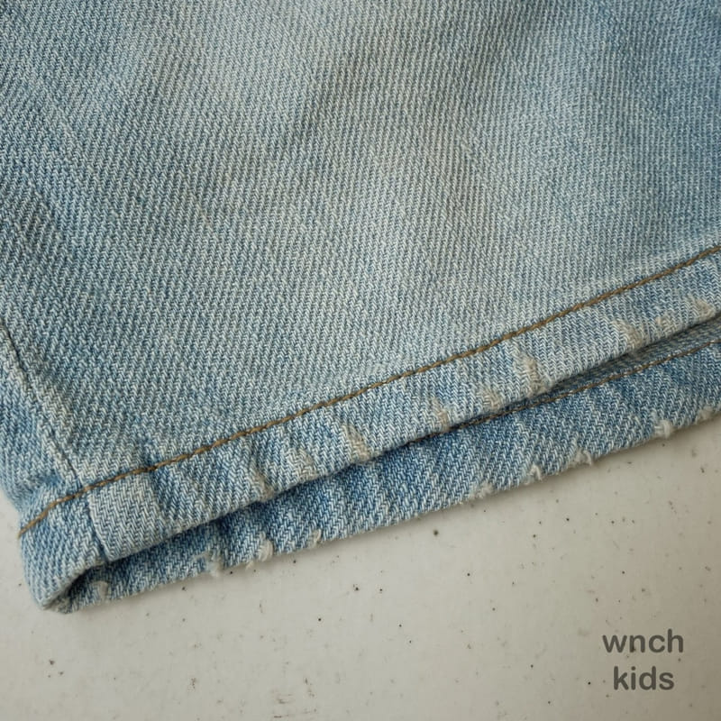 Wnch kids - Korean Children Fashion - #childrensboutique - Muffin Denim Pants - 8