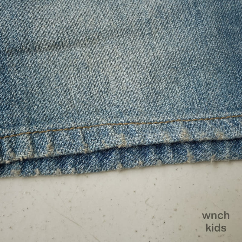 Wnch kids - Korean Children Fashion - #designkidswear - Muffin Denim Pants - 9