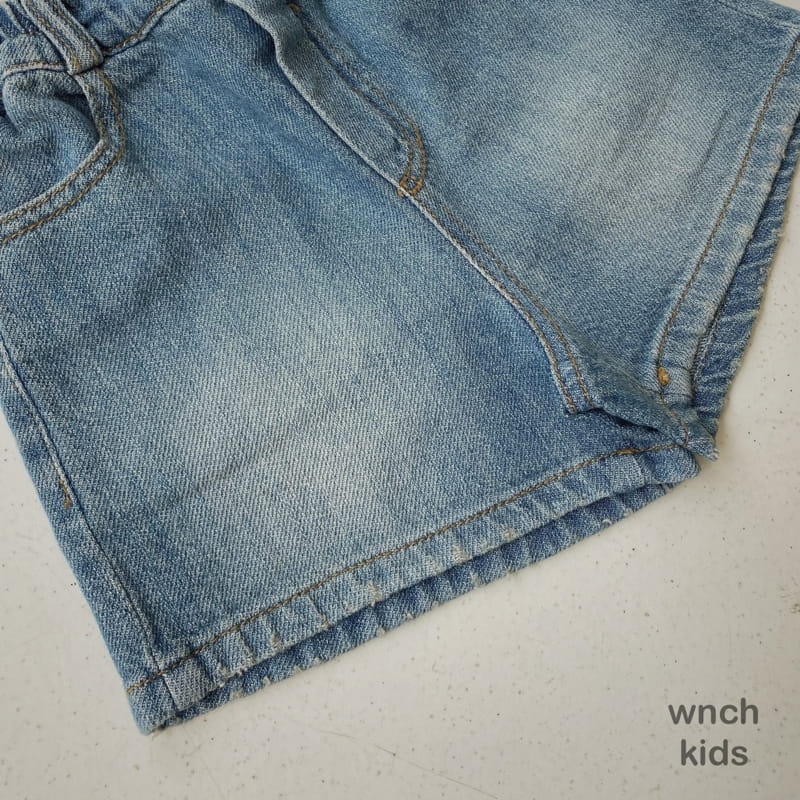 Wnch kids - Korean Children Fashion - #discoveringself - Muffin Denim Pants - 10