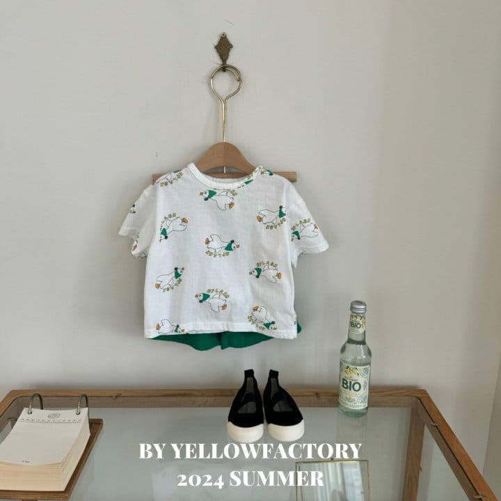 Yellow Factory - Korean Children Fashion - #Kfashion4kids - Duck Top Bottom Set - 10