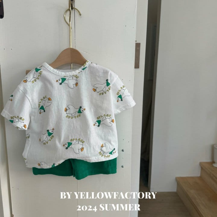 Yellow Factory - Korean Children Fashion - #discoveringself - Duck Top Bottom Set - 5