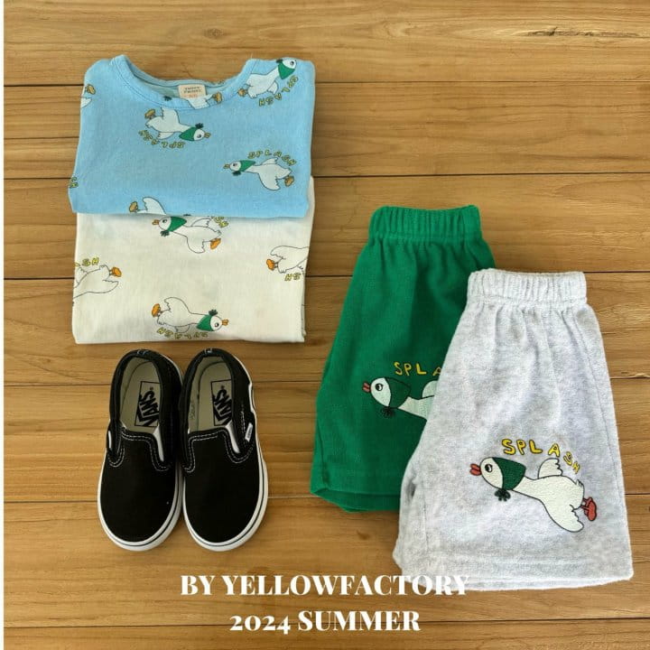 Yellow Factory - Korean Children Fashion - #kidsstore - Duck Top Bottom Set - 8