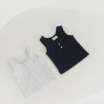 Button Sleeveless Tee