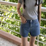 337 Mini Denim Shorts