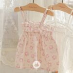 Pink Flower Cute Baby C Bustier