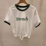 French Crop Tee