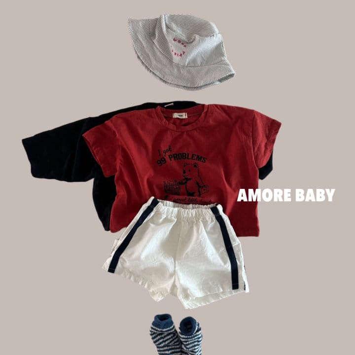 A More - Korean Baby Fashion - #babyfever - Shopping Bear Tee - 2