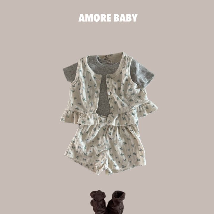 A More - Korean Baby Fashion - #babygirlfashion - Small Flower Pants - 11