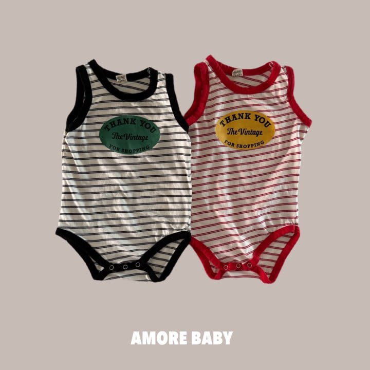 A More - Korean Baby Fashion - #babyootd - Thank You Body Suit