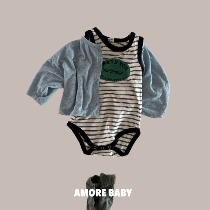 A More - Korean Baby Fashion - #babyoutfit - Thank You Body Suit - 2