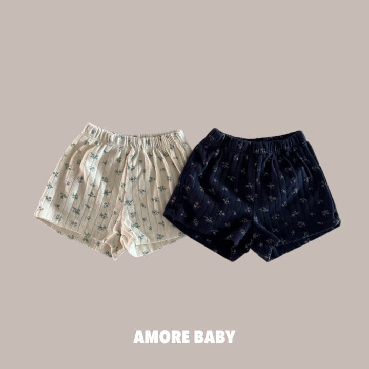 A More - Korean Baby Fashion - #babyoutfit - Small Flower Pants