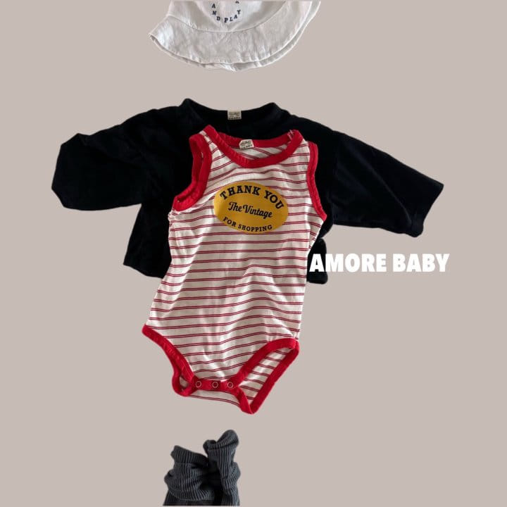 A More - Korean Baby Fashion - #onlinebabyboutique - Thank You Body Suit - 5