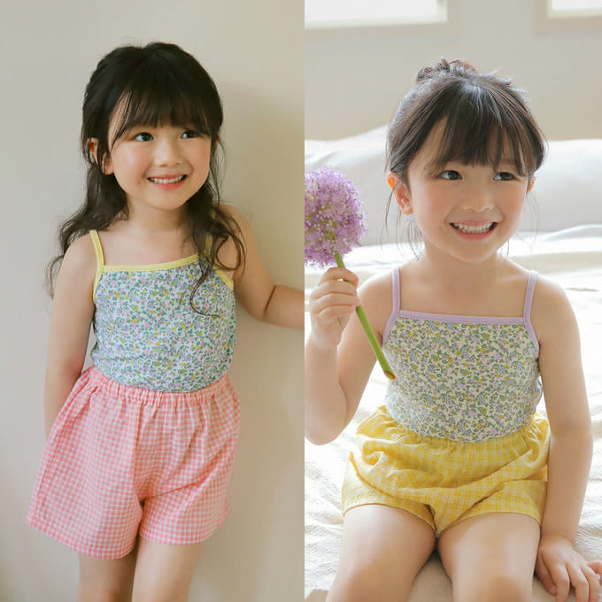 Amber - Korean Children Fashion - #childrensboutique - Looming Top Bottom Set