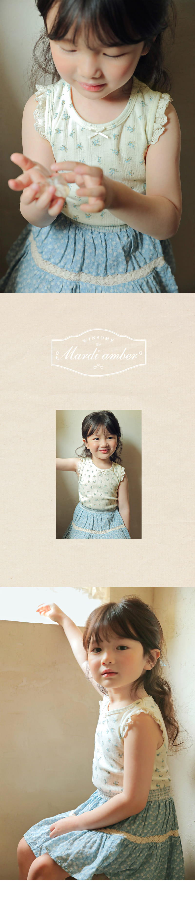 Amber - Korean Children Fashion - #designkidswear - Lian Sleevelss Tee - 2