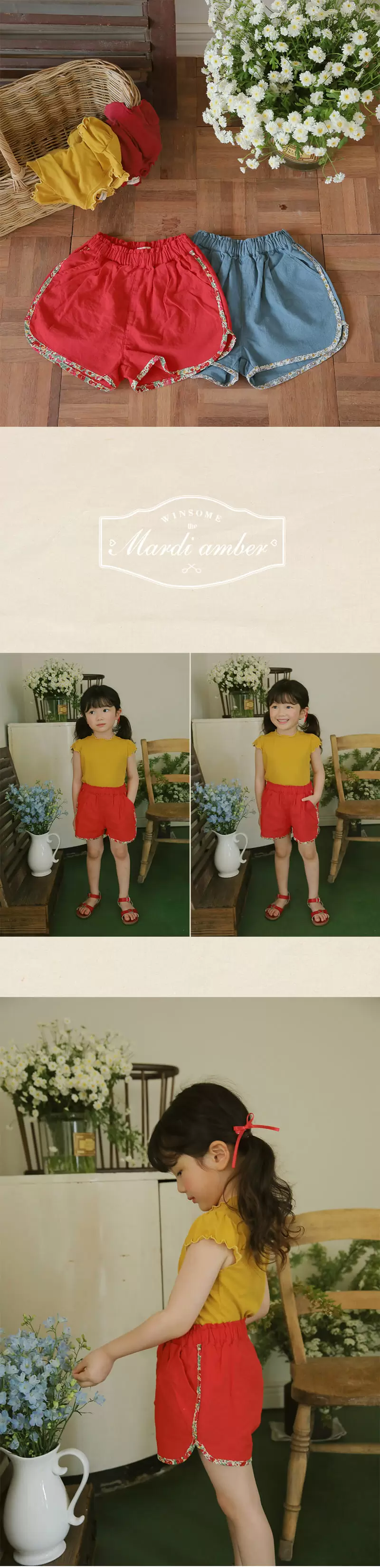Amber - Korean Children Fashion - #designkidswear - Liberty Bine Shorts - 3