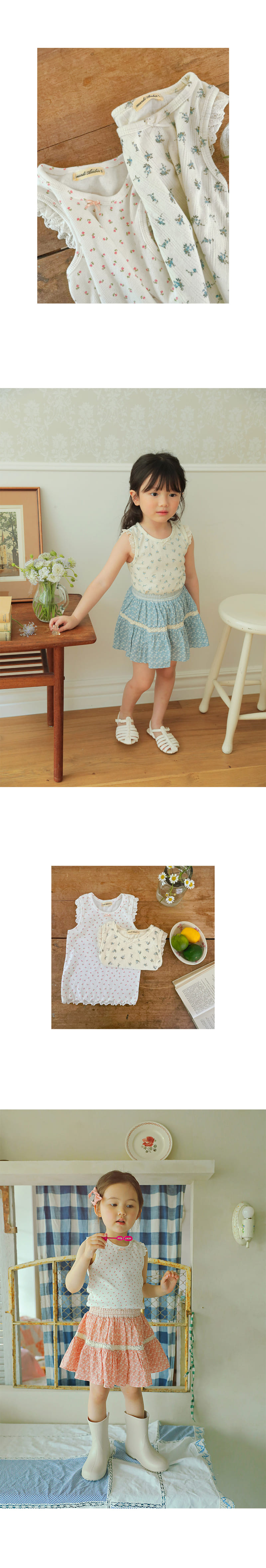 Amber - Korean Children Fashion - #discoveringself - Lian Sleevelss Tee - 3