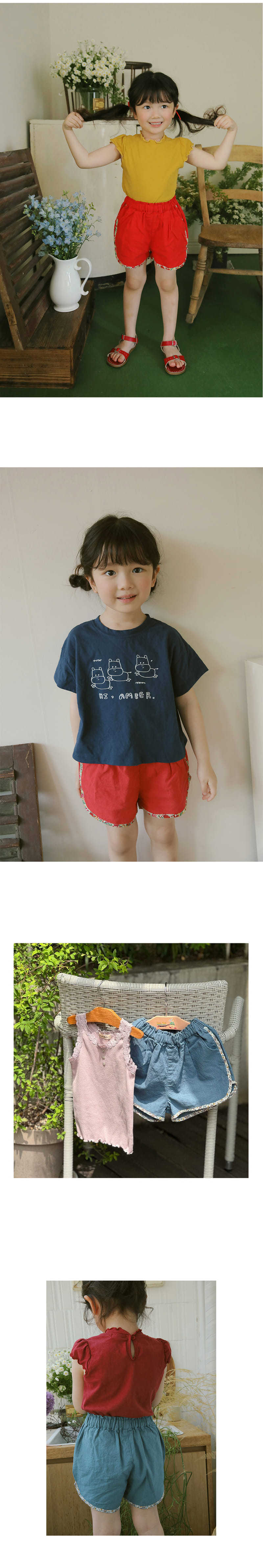 Amber - Korean Children Fashion - #designkidswear - Liberty Bine Shorts - 4
