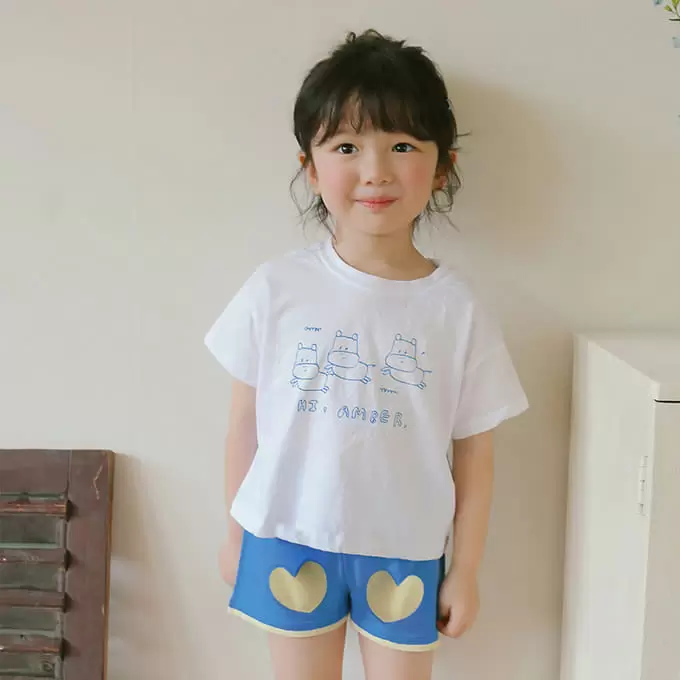 Amber - Korean Children Fashion - #discoveringself - Hippo Tee